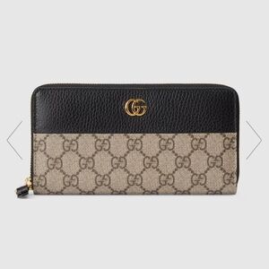 Gucci marmont zip around wallet NWT